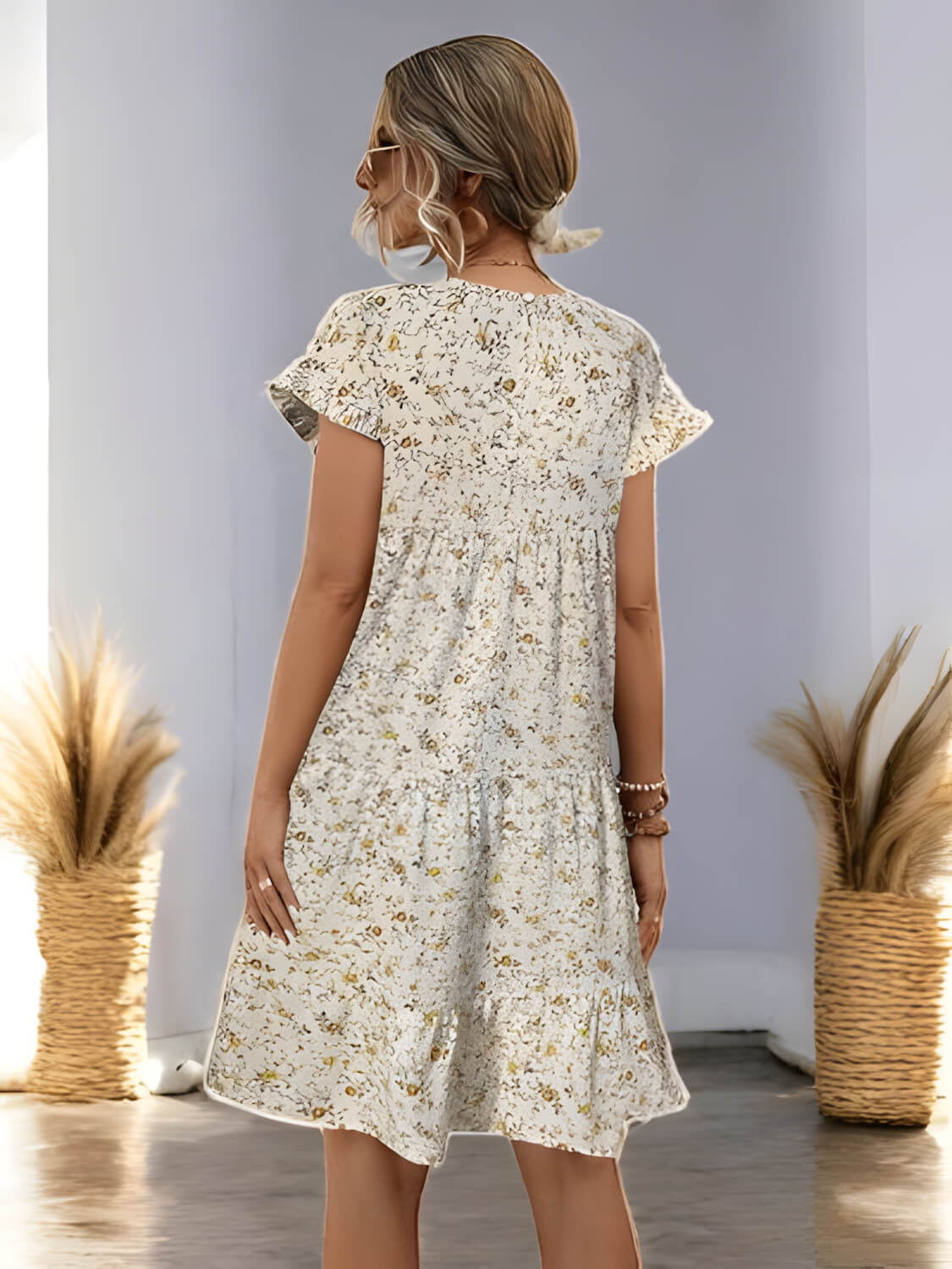 Olivia - Bloeiende bloemen zomerjurk