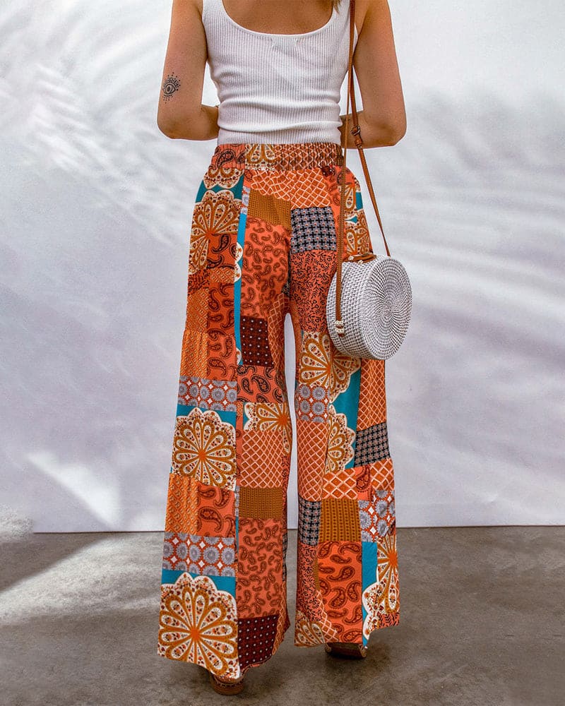 Boho Patroon Broek - Stijlvolle Comfortabele Mode voor Elke Gelegenheid