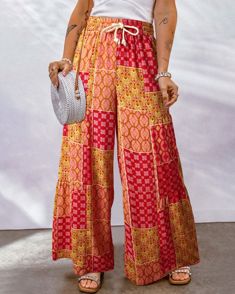Boho Patroon Broek - Stijlvolle Comfortabele Mode voor Elke Gelegenheid