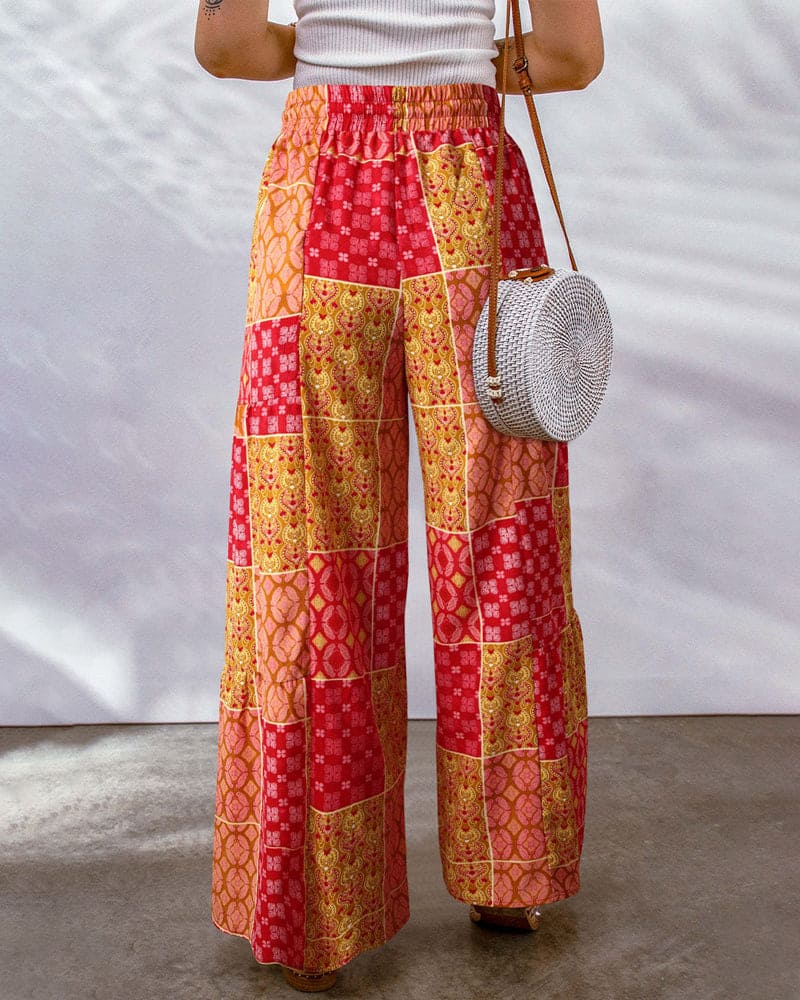Boho Patroon Broek - Stijlvolle Comfortabele Mode voor Elke Gelegenheid