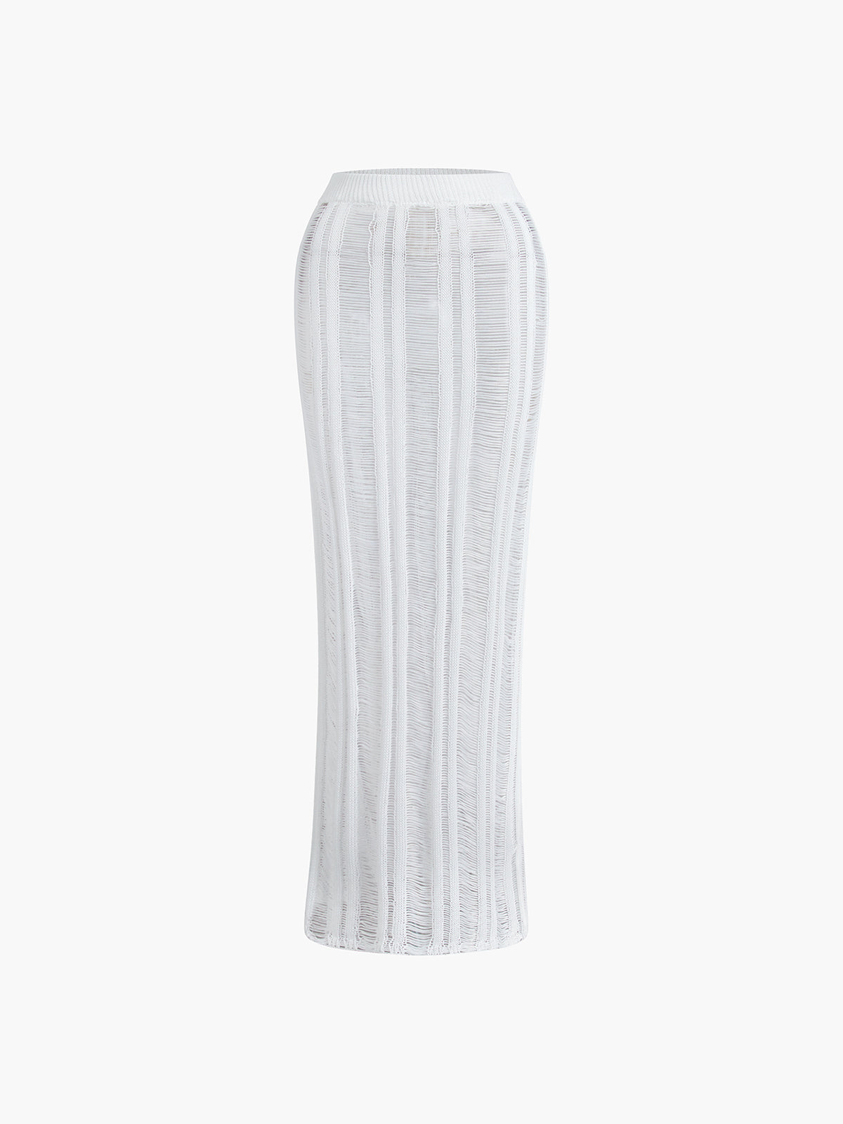 Stijlvolle Maxi Rok van Comfortabele Gebreide Stof