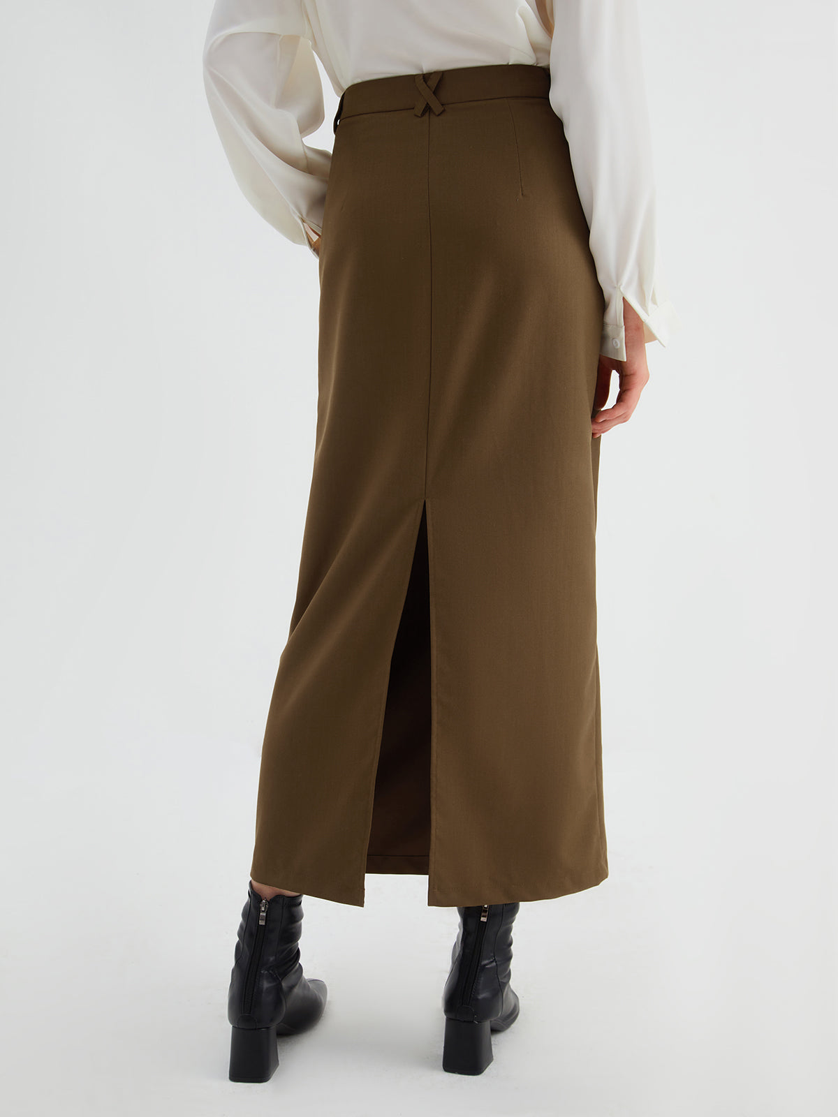 Maples Split Elegante Maxi Rok voor Casual Stijl
