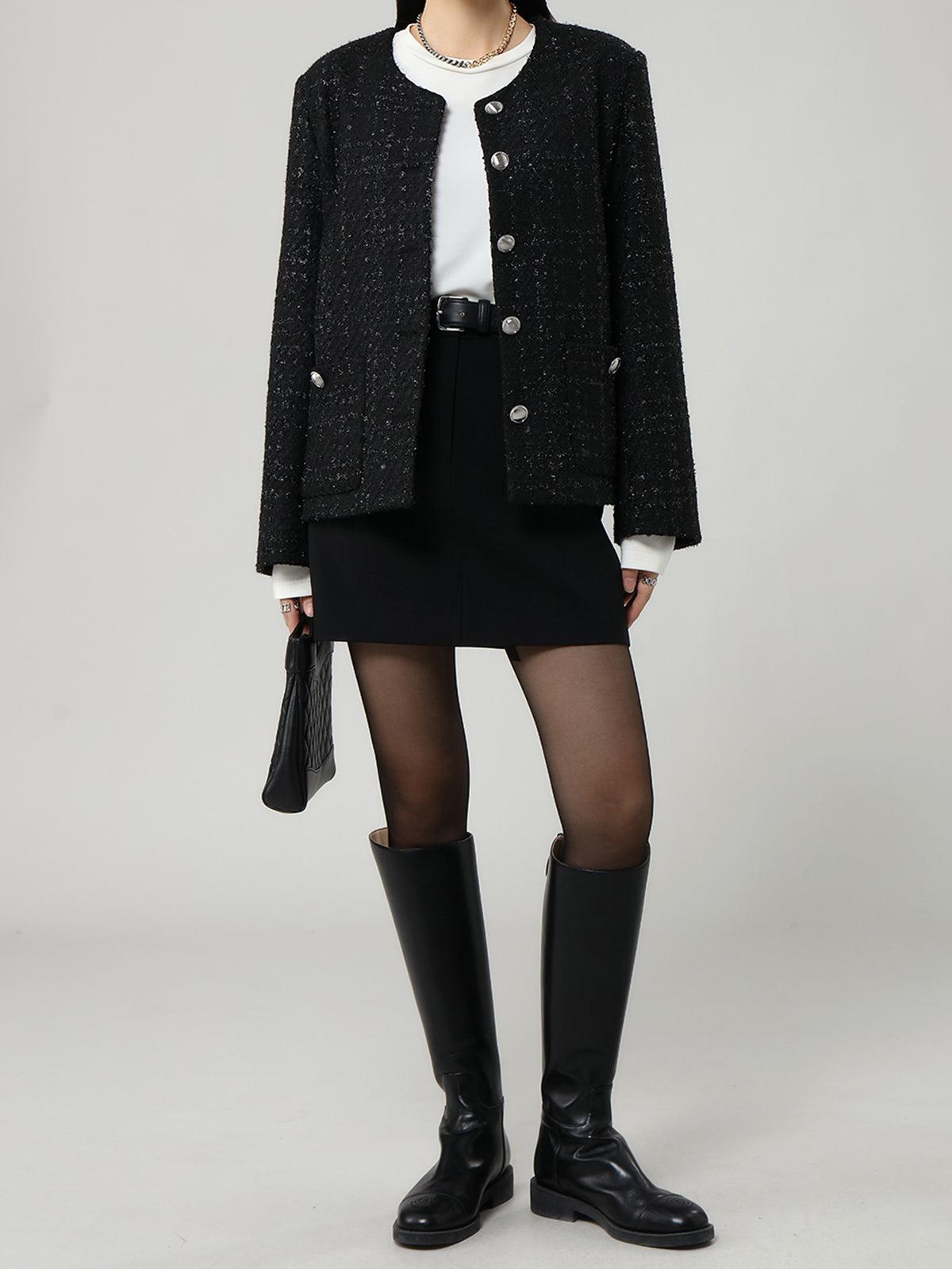Stijlvolle Mini Rok met Zakjes en Elegant Design