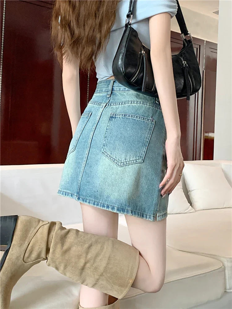 Gesteven Strik Koreaanse Stijl Mini Rok voor Dames