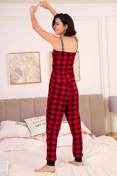 Stijlvolle Rugloze Top met Leggings en Pyjama Set