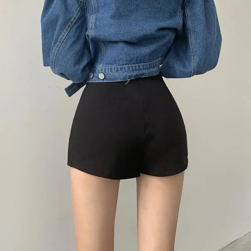 Stijlvolle A-lijn Rok met Split en Wide Leg