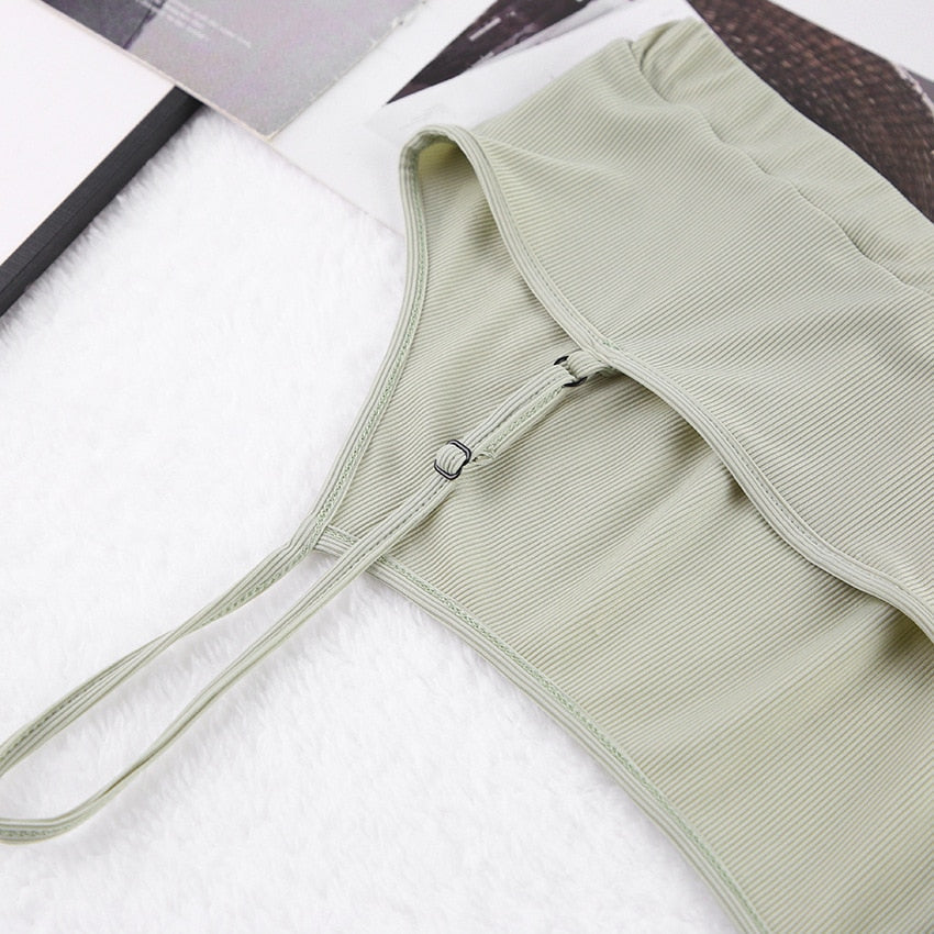 Gehaakt Casual Pyjama Set met Lange Mouwen en Comfortabel