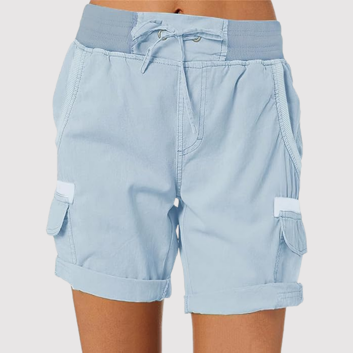 Stijlvolle Dames Cargo Shorts met Ruime Zakken - Perfect voor Avontuur