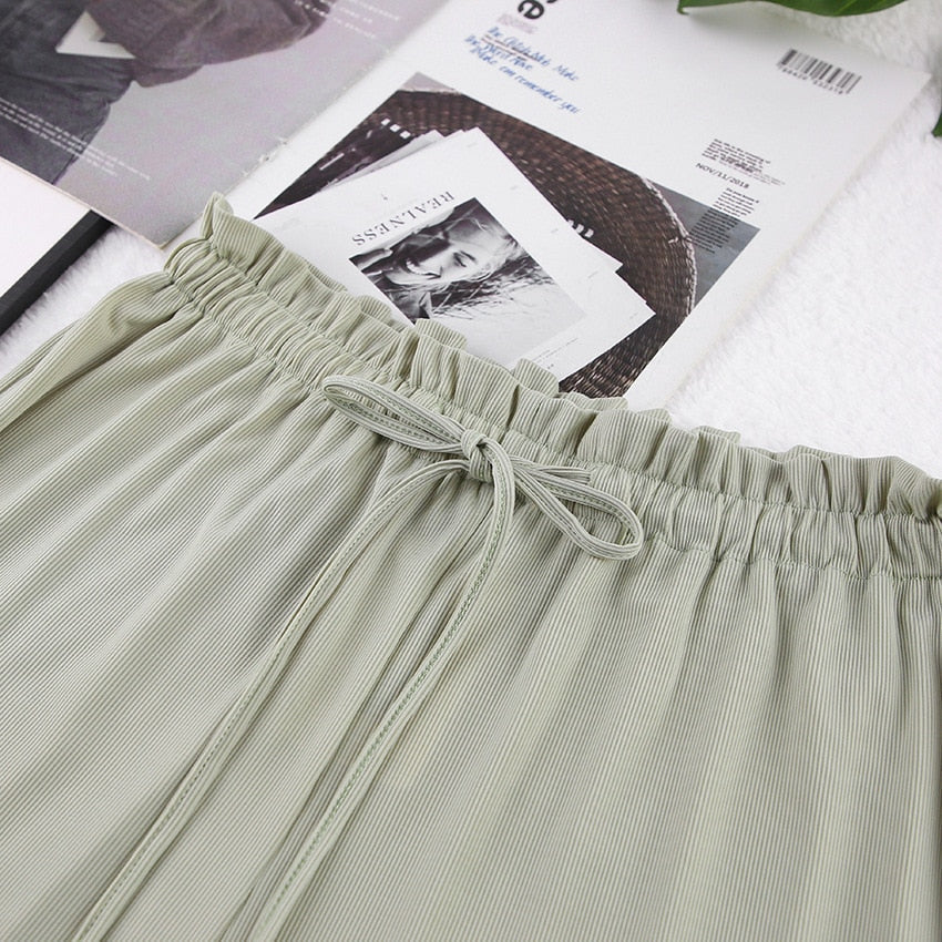 Gehaakt Casual Pyjama Set met Lange Mouwen en Comfortabel