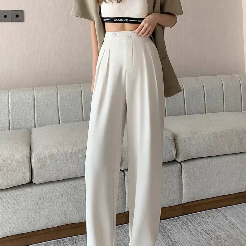 Stijlvolle Baggy Broek met Wijde Pijpen - Comfort en Trend