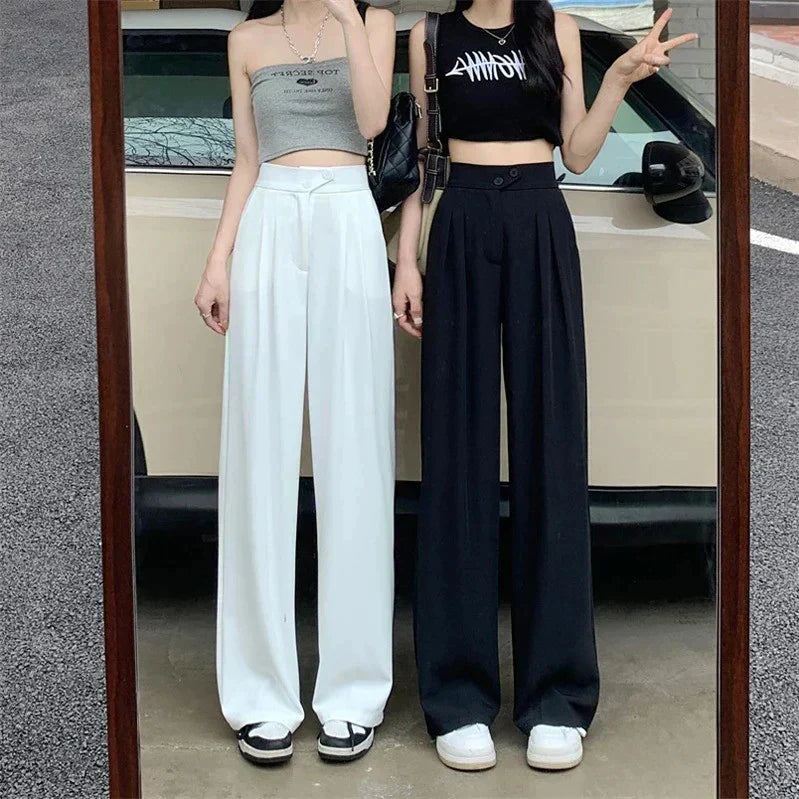 Stijlvolle Baggy Broek met Wijde Pijpen - Comfort en Trend