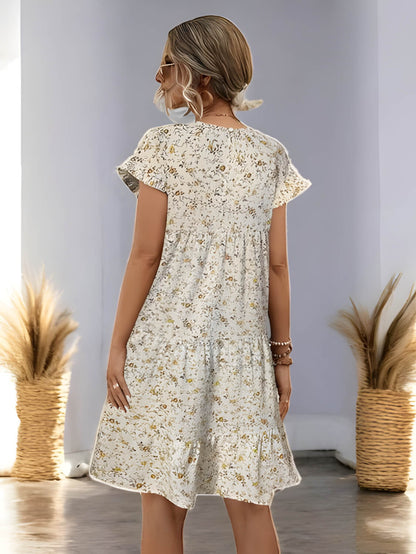 Olivia - Bloeiende bloemen zomerjurk