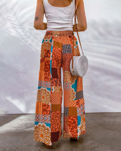 Boho Patroon Broek - Stijlvolle Comfortabele Mode voor Elke Gelegenheid