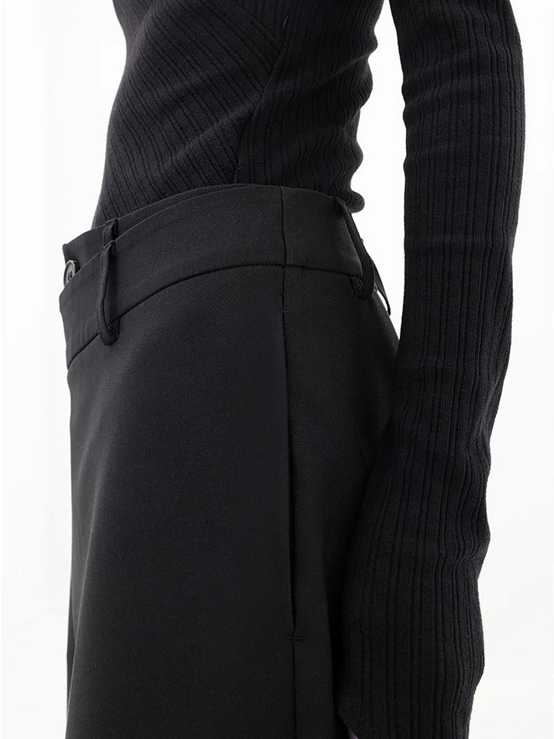 Stijlvolle Asymmetrische Baggy Broek voor Comfort en Trend