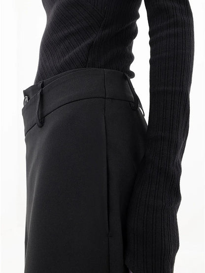 Stijlvolle Asymmetrische Baggy Broek voor Comfort en Trend