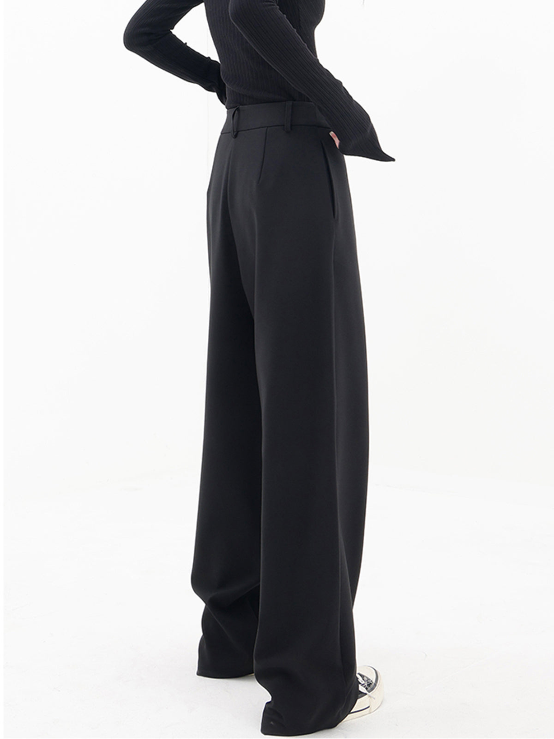 Stijlvolle Asymmetrische Baggy Broek voor Comfort en Trend