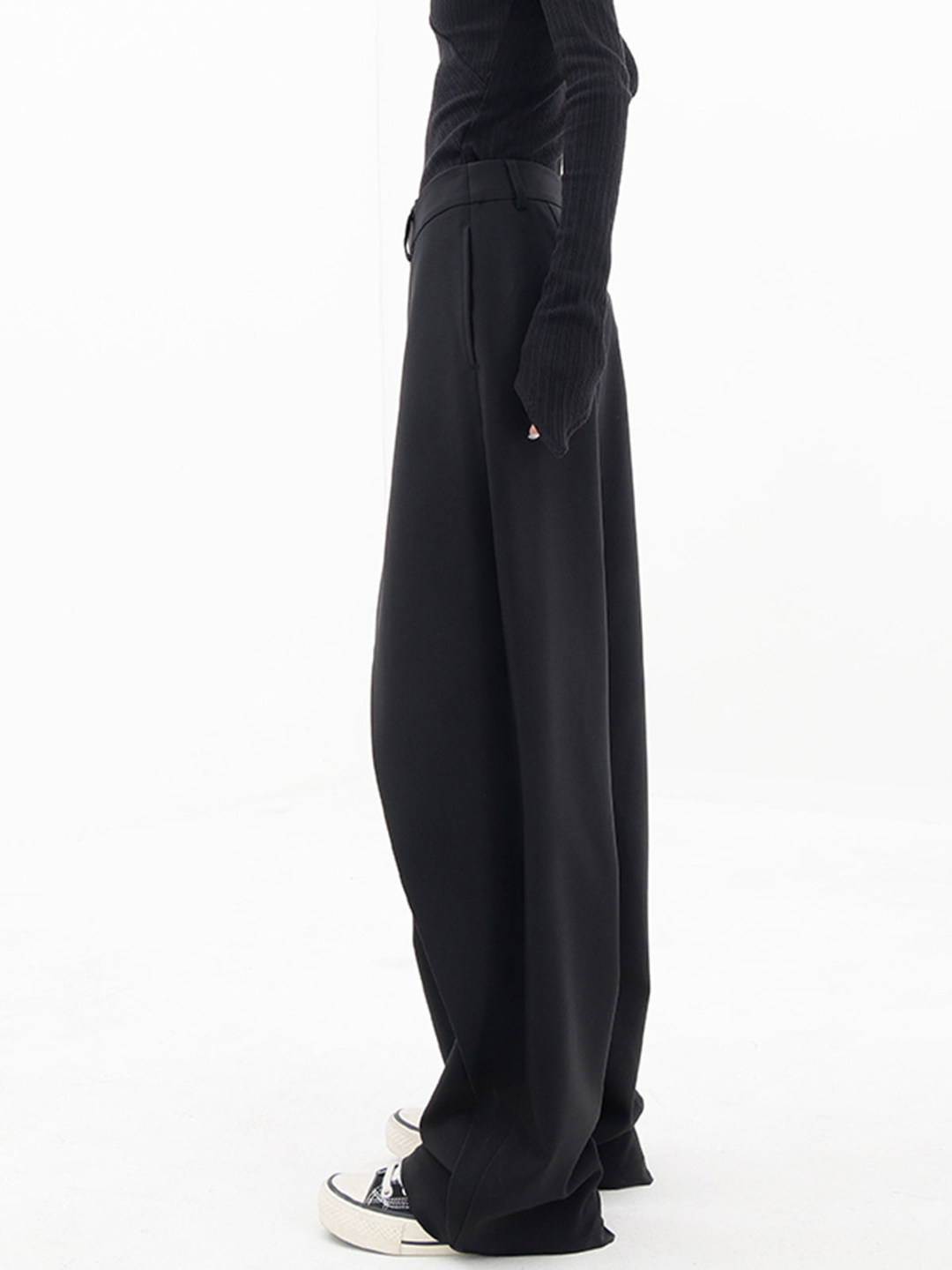 Stijlvolle Asymmetrische Baggy Broek voor Comfort en Trend