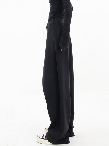 Stijlvolle Asymmetrische Baggy Broek voor Comfort en Trend