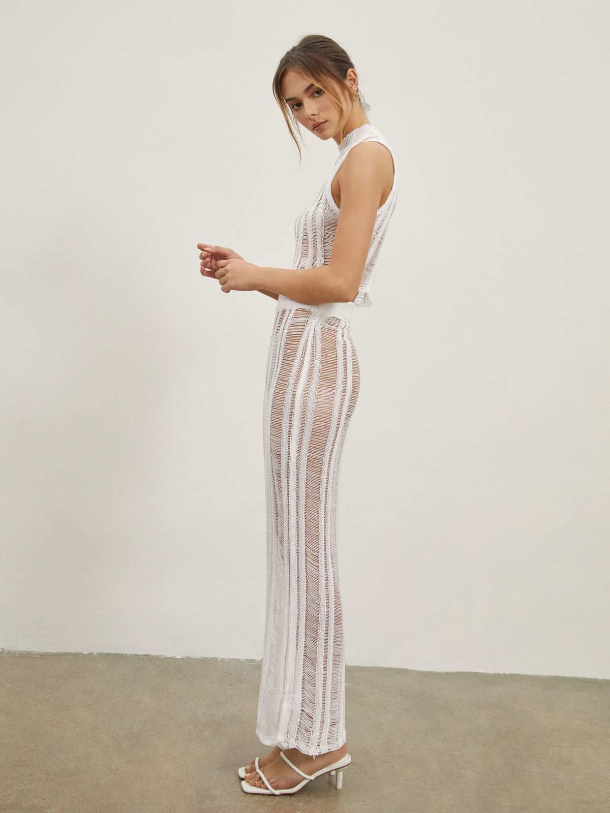 Stijlvolle Maxi Rok van Comfortabele Gebreide Stof