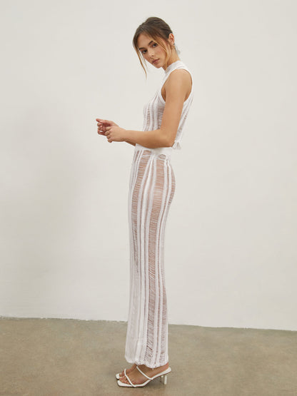 Stijlvolle Maxi Rok van Comfortabele Gebreide Stof