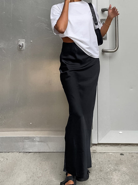 Stijlvolle Satin Maxi Rok voor elke Gelegenheid