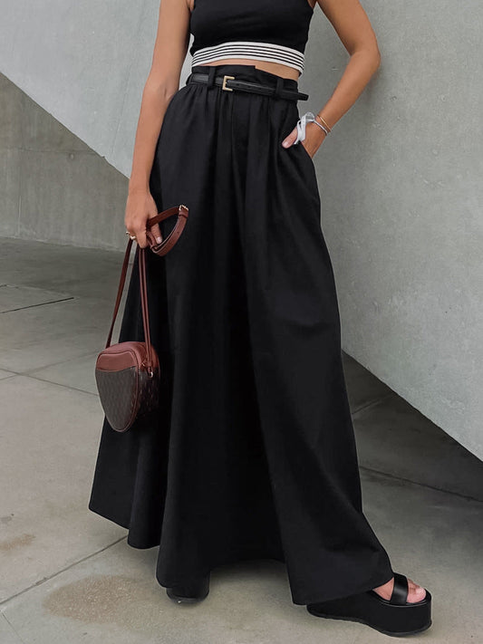 Stijlvolle Maxi Rok met Street Vibe uitstraling