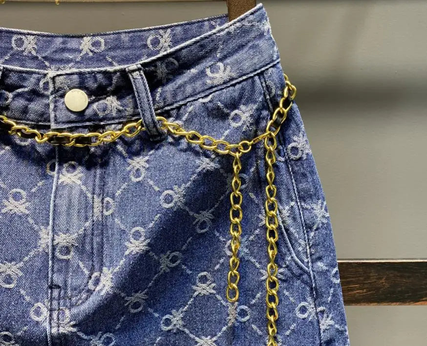 Stijlvolle Blauwe Denim Rok voor Elke Gelegenheid - Perfecte Pasvorm