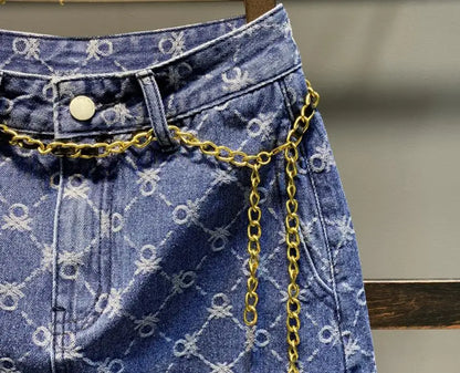 Stijlvolle Blauwe Denim Rok voor Elke Gelegenheid - Perfecte Pasvorm