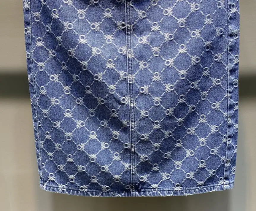 Stijlvolle Blauwe Denim Rok voor Elke Gelegenheid - Perfecte Pasvorm