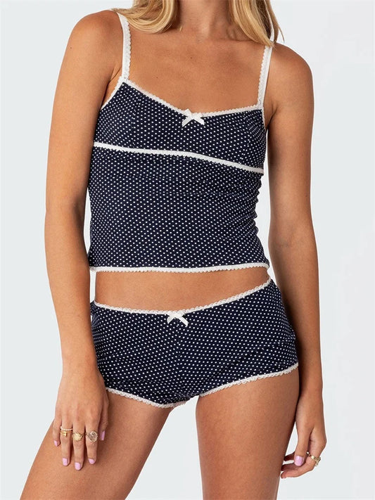 Modieuze Zomerset met V-hals en Print