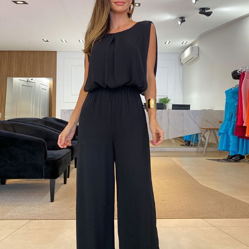 Stijlvolle Zwarte Jumpsuit - Perfect voor Elke Gelegenheid