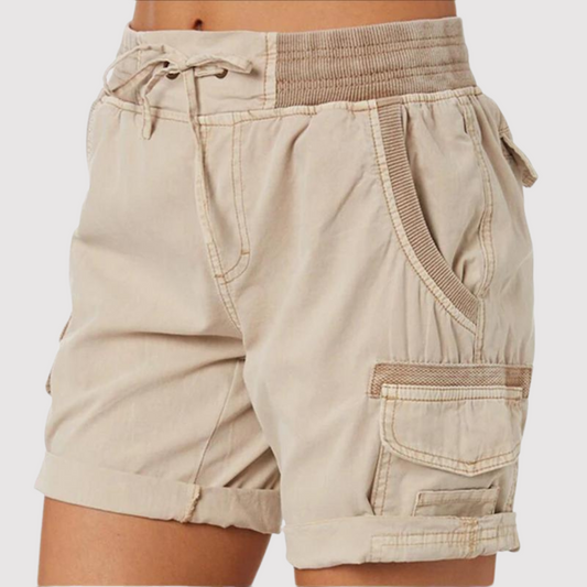 Stijlvolle Dames Cargo Shorts met Ruime Zakken - Perfect voor Avontuur