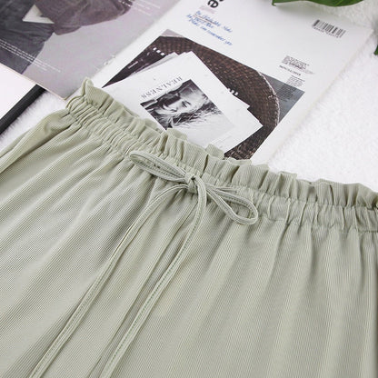 Gehaakt Casual Pyjama Set met Lange Mouwen en Comfortabel