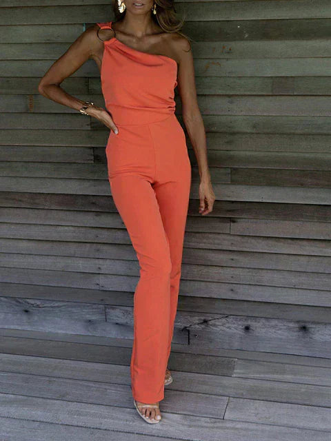 Stijlvolle Rugloze Mouwloze Jumpsuit - Perfect voor Elke Gelegenheid