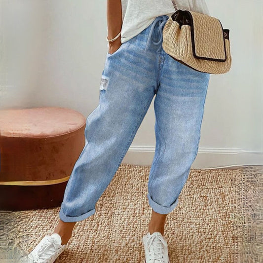 Boho Katoenen Zomertrousers voor Comfort en Stijl