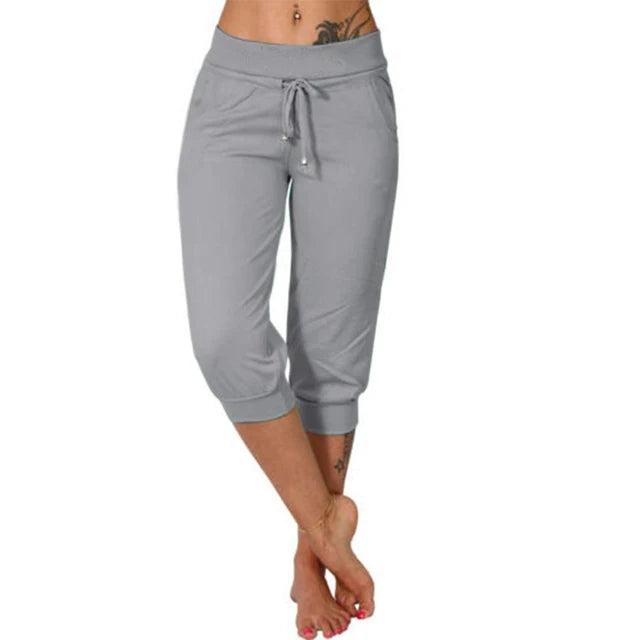 Stijlvolle Casual Capri-broek voor Comfort en Elegantie
