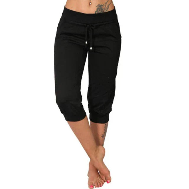 Stijlvolle Casual Capri-broek voor Comfort en Elegantie