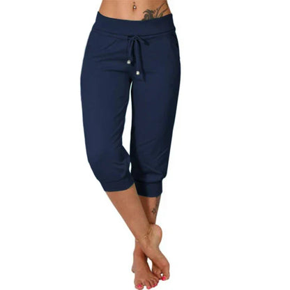 Stijlvolle Casual Capri-broek voor Comfort en Elegantie