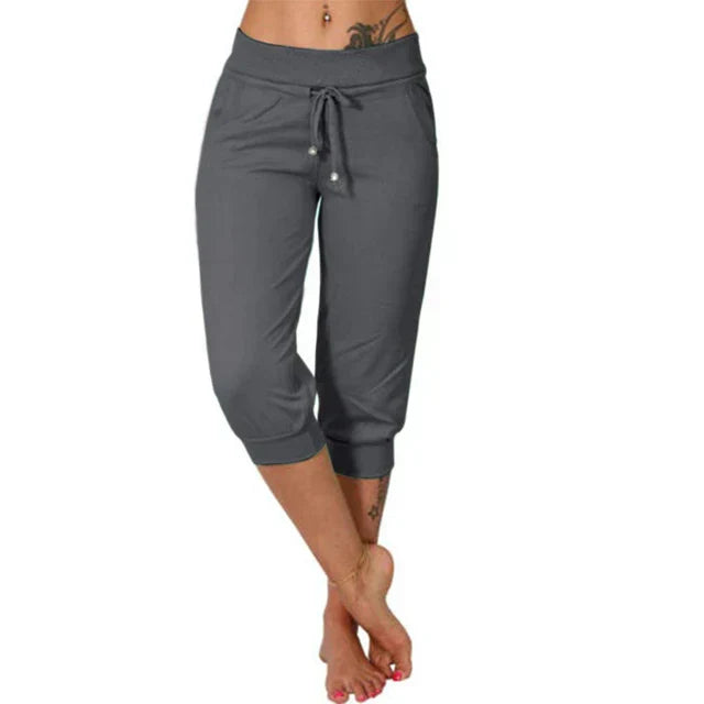 Stijlvolle Casual Capri-broek voor Comfort en Elegantie