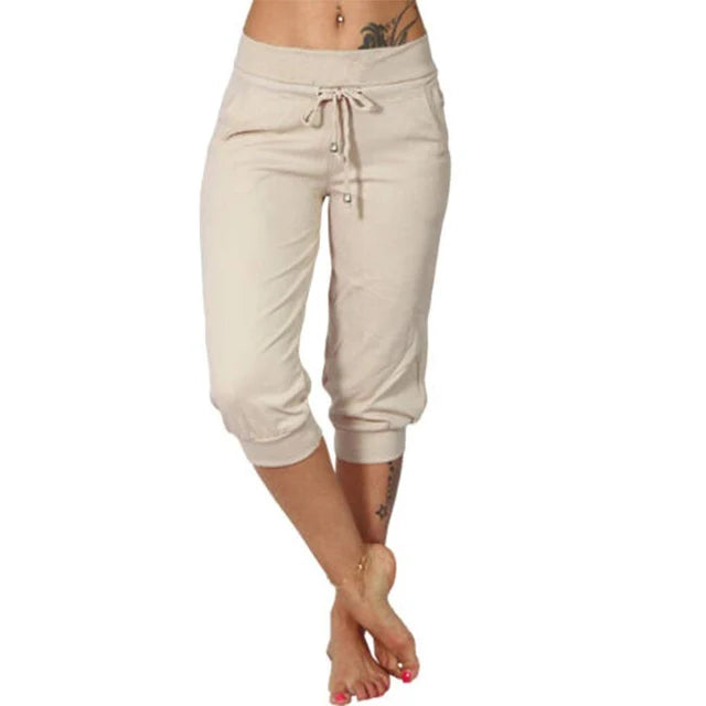 Stijlvolle Casual Capri-broek voor Comfort en Elegantie