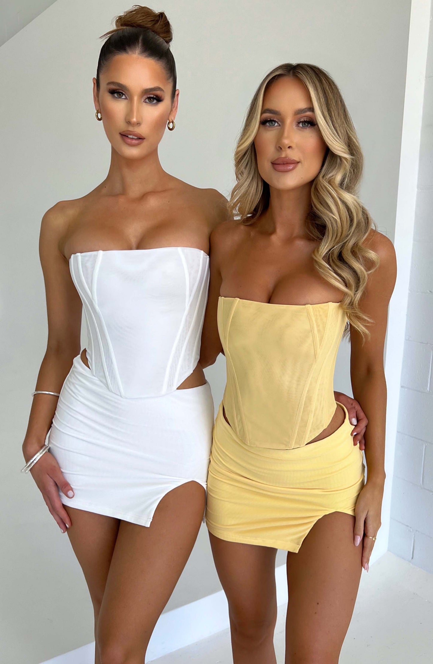 Alina Mini Rok - Lemon - Stijlvol en Comfortabel