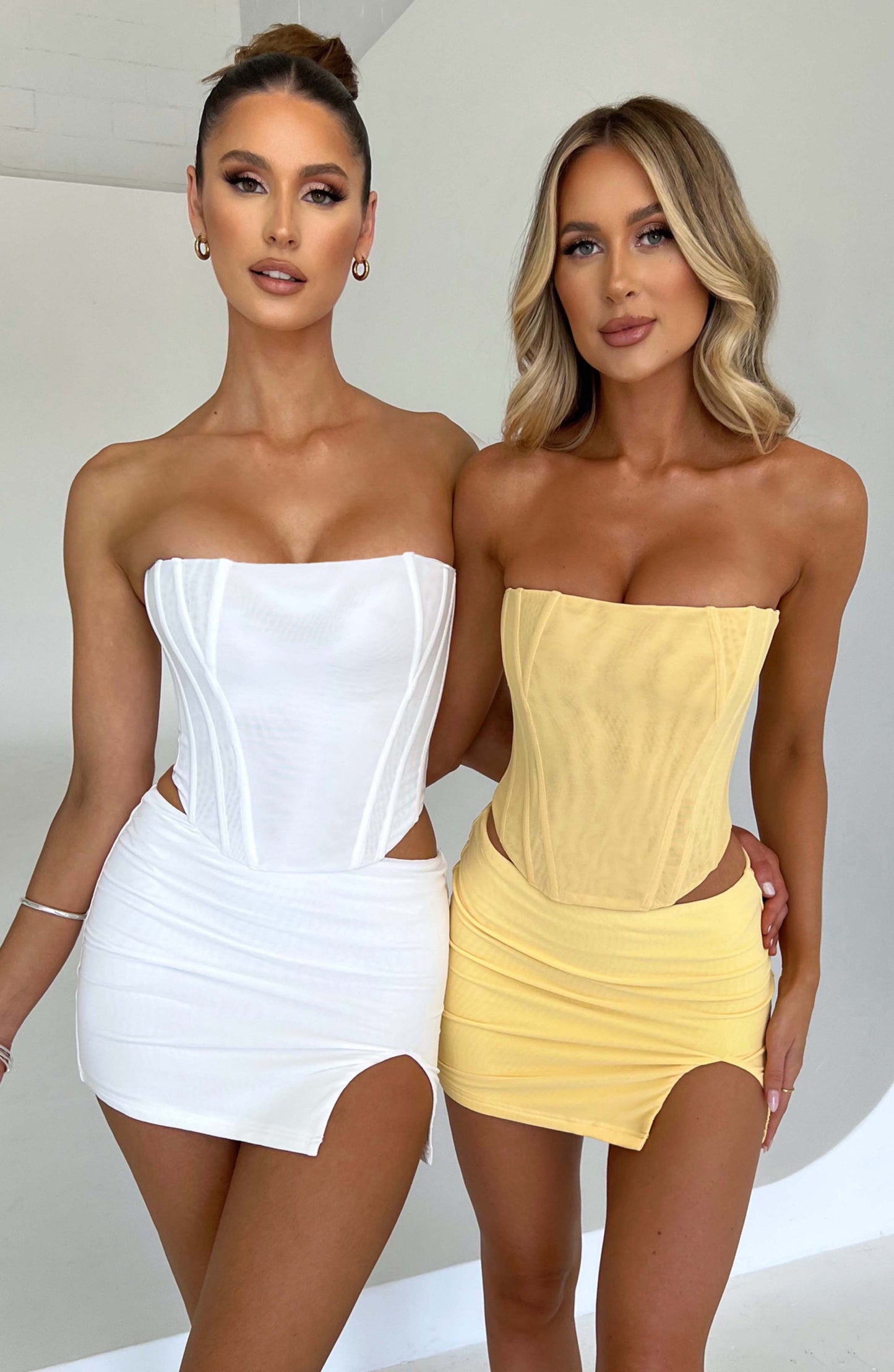 Alina Mini Rok - Lemon - Stijlvol en Comfortabel