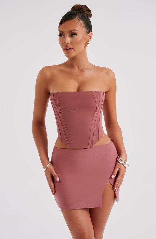 Alina Mini Rok Trendy - Roze met Luxe Comfort