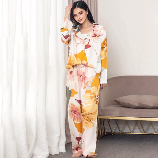 Korte Mouwen Comfortabele Pyjama Set met Shorts