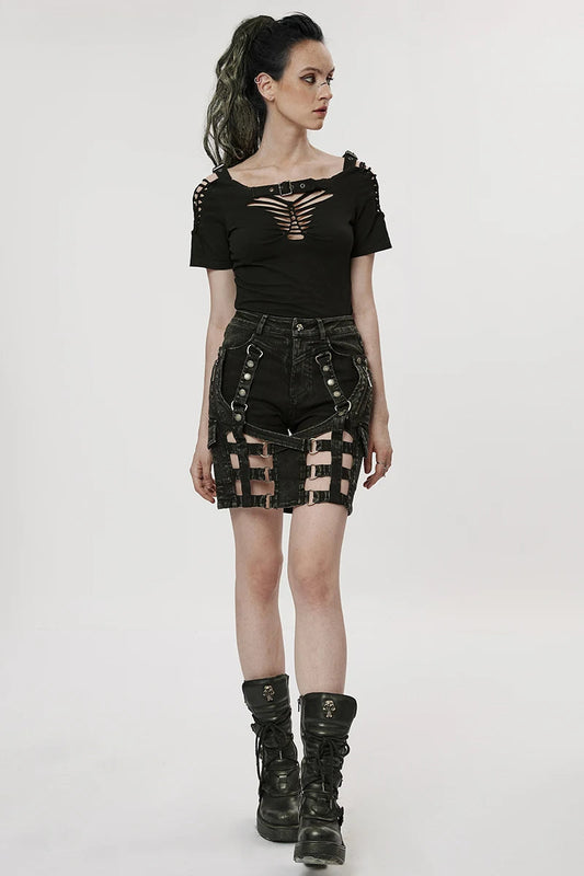 Dames Dagelijkse Post-apocalyptische Stijl Techwear Rok