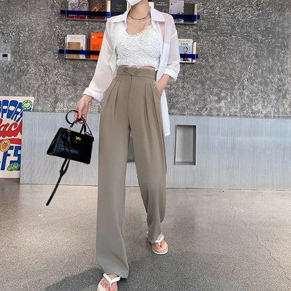 Stijlvolle Baggy Broek met Wijde Pijpen - Comfort en Trend